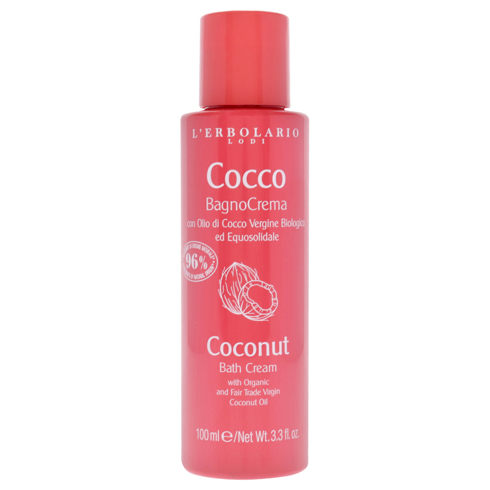 Coconut Bath Cream by Lerbolario for Unisex - 3.4 oz Bath Cream